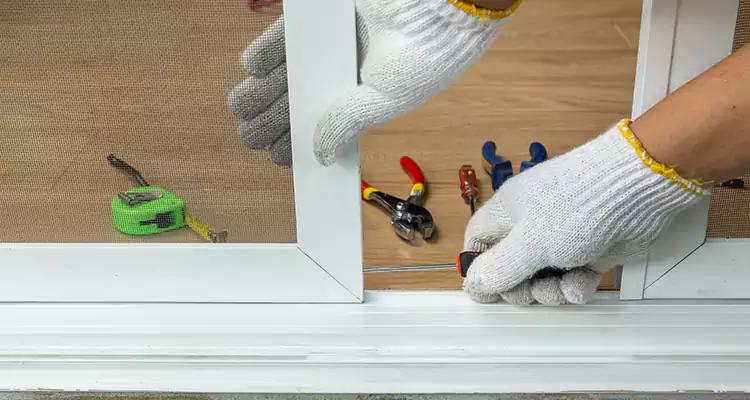 Sliding Glass Door Off Rails Repair in West Lealman, FL