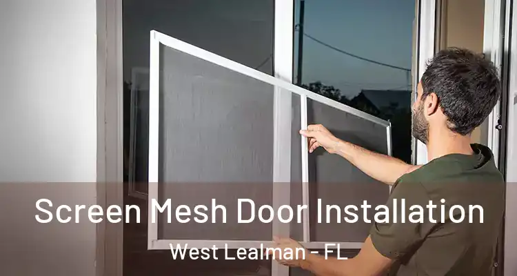  Screen Mesh Door Installation West Lealman - FL