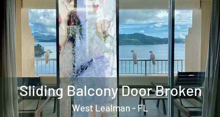  Sliding Balcony Door Broken West Lealman - FL